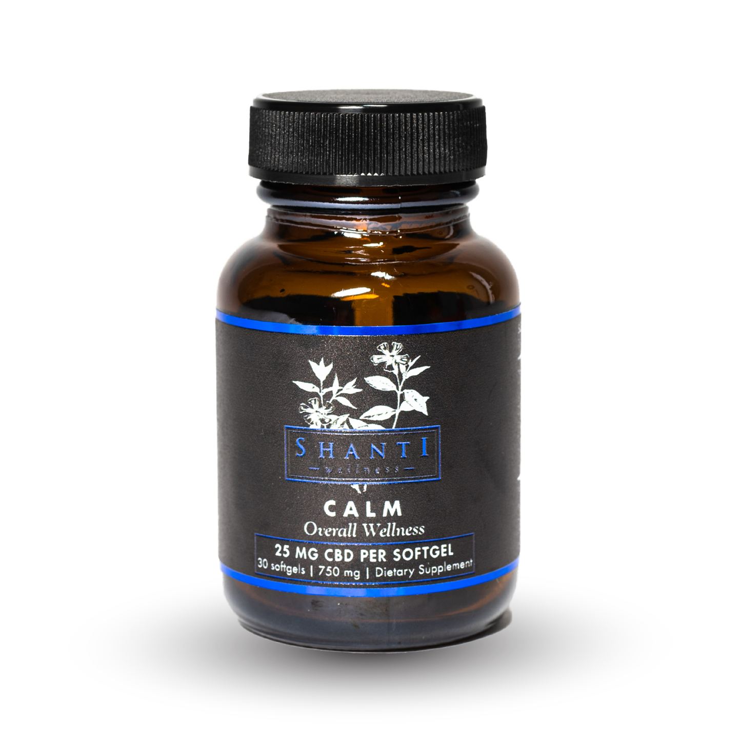 Calm CBD Softgels 750mg- 30ct - Shanti Wellness