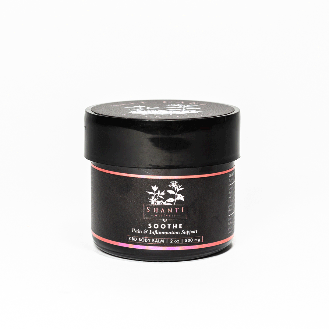 Soothe CBD Balm 800mg for Topical Use- Lavender + Eucalyptus - Shanti Wellness
